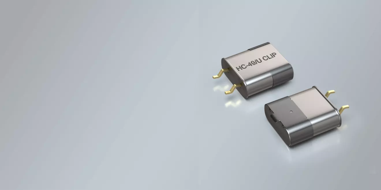 SMD SCHWINGQUARZ HC-49/U CLIP 1.8432 - 200.0 MHz