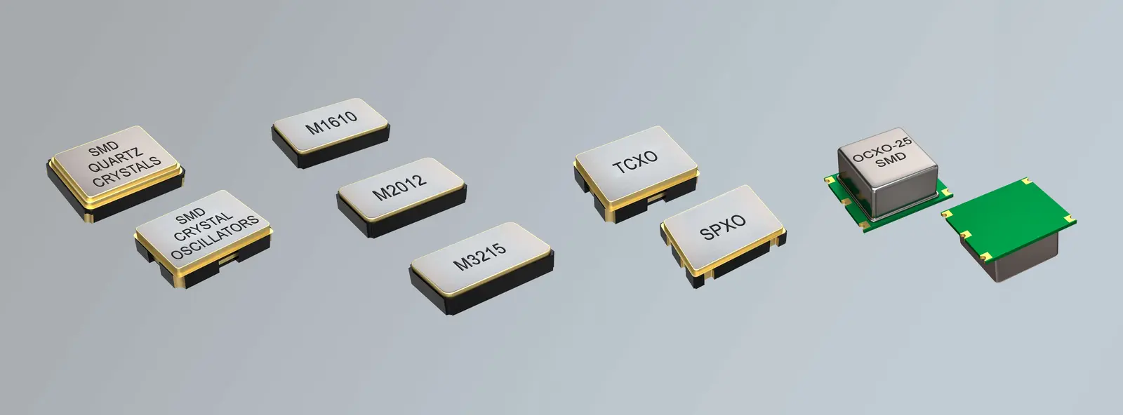 Quarze 24 MHz Quarz im Keramikgehäuse 1,6x1,2mm mit 4 Lötpads